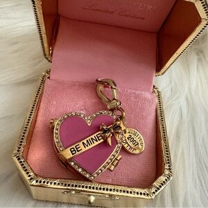 Authentic Juicy Couture 2007 LE Be Mine Heart Chocolate Candy Box Charm